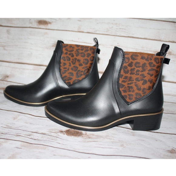 kate spade Shoes - Kate Spade Sedgwick animal print rain boots